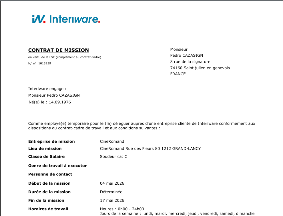 Contrat
